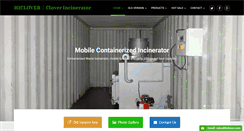 Desktop Screenshot of clover-incinerator.com